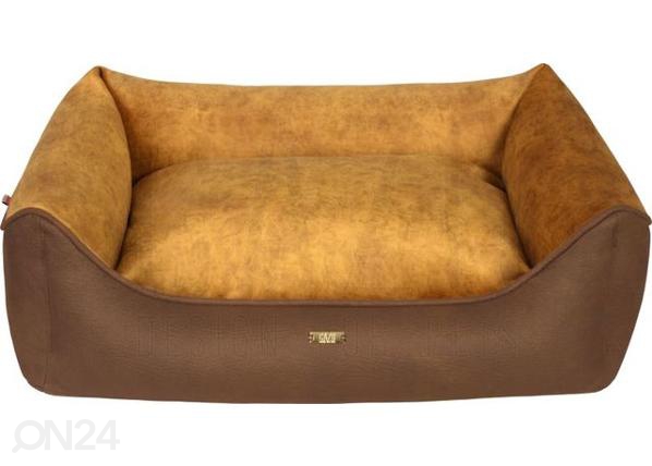 Собачий лежак velvet 63x48 см коричневый