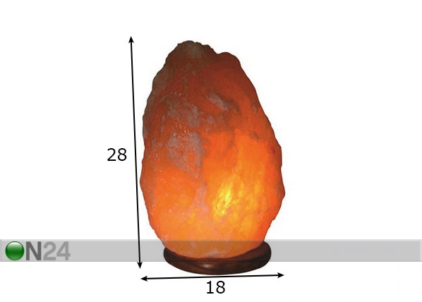 Соляная лампа 9-12kg размеры