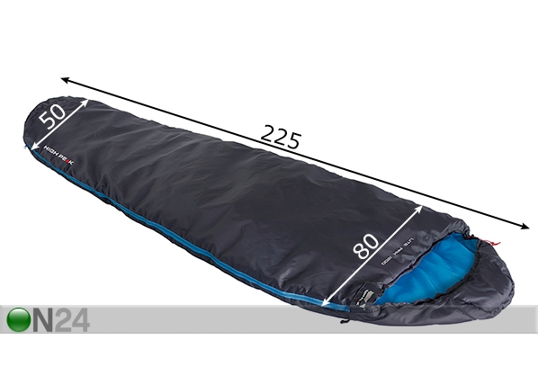 Спальный мешок High Peak Lite Pak 1200, темно-серый / синий размеры
