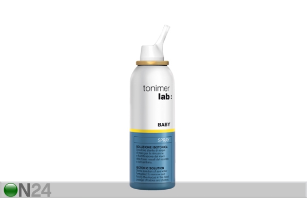 Стерильный изотонический раствор морской воды для чистки носа у детей Tonimer Lab 100 ml