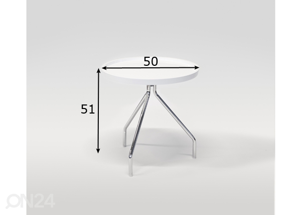 Столик Tray Ø50 cm размеры