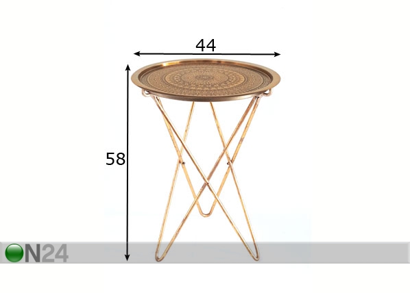 Столик Ø44 cm размеры