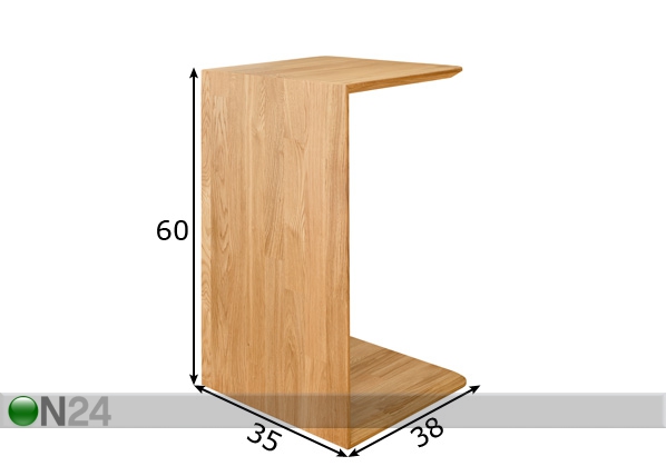 Столик из массива дуба Sono 2 размеры