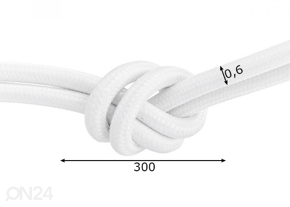 Текстильный кабель Fabric размеры
