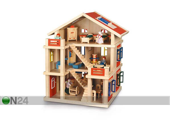 Трехэтажный кукольный домик