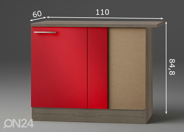 Угловой шкаф Imola размеры
