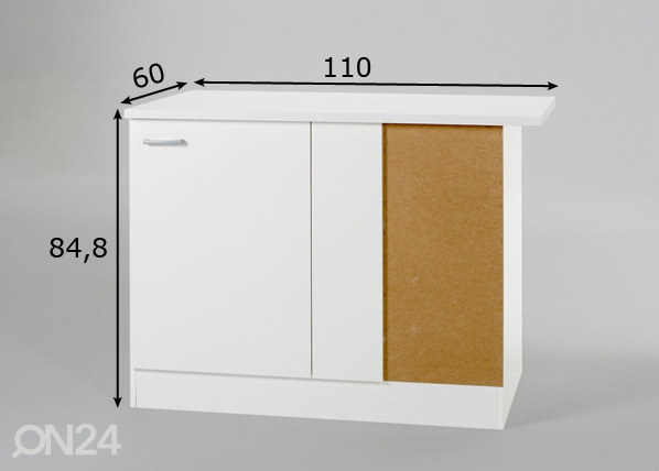 Угловой шкаф Klassik 60 размеры