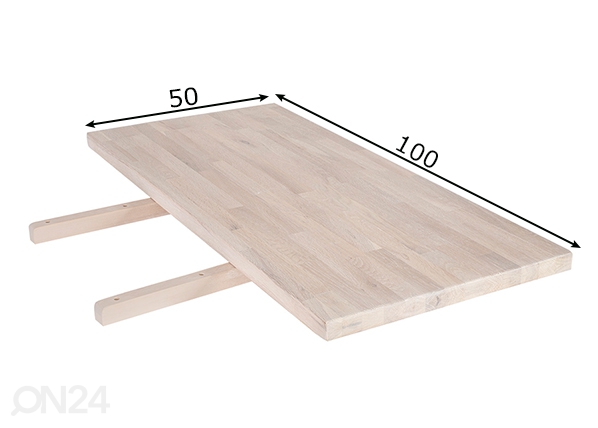 Удлиняющая панель для стола Oxford 50x100 см размеры
