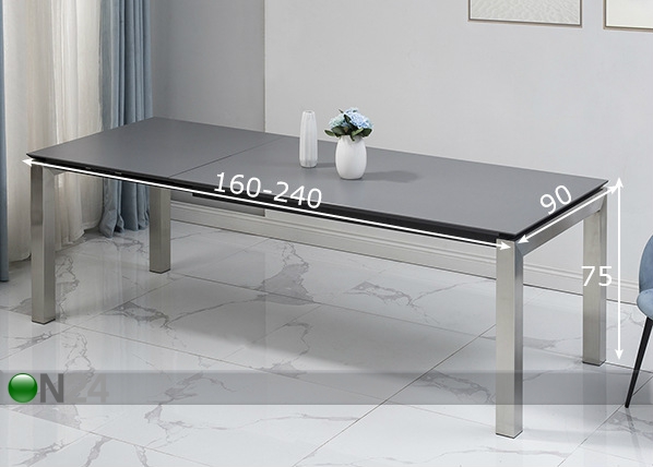 Удлиняющийся обеденный стол Tische 160-240x90 cm размеры