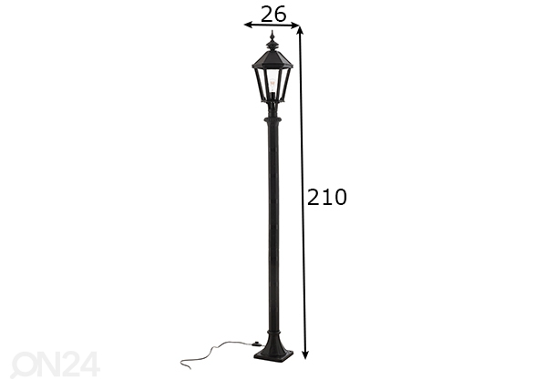 Уличный светильник Lantern размеры