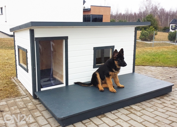 ferplast DOGVILLA SMILE — собачья будка из термопластической смолы с именной табличкой