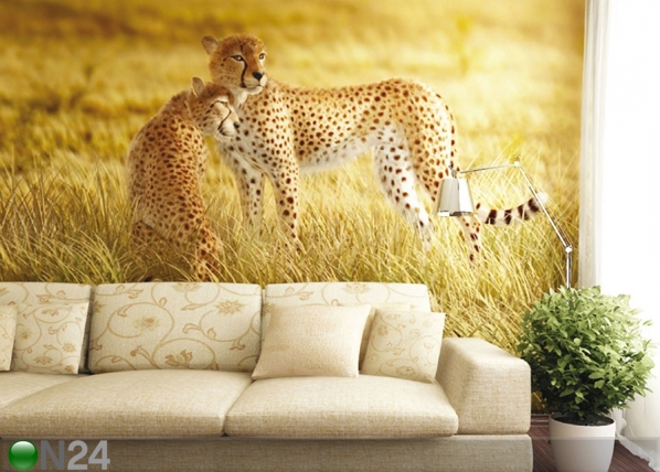 Флизелиновые фотообои Cheetahs 330x255 см