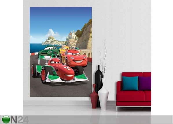 Флизелиновые фотообои Disney Cars 2 race 180x202 cm