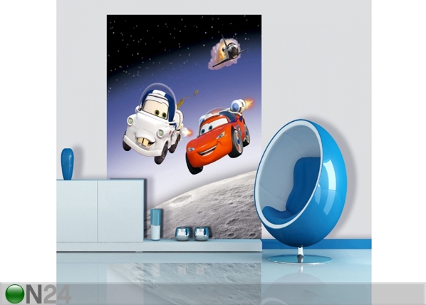 Флизелиновые фотообои Disney Cars in Space 180x202 cm