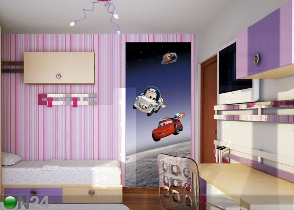 Флизелиновые фотообои Disney Cars in Space 90x202 см