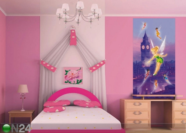 Флизелиновые фотообои Disney fairies in London 90x202 см