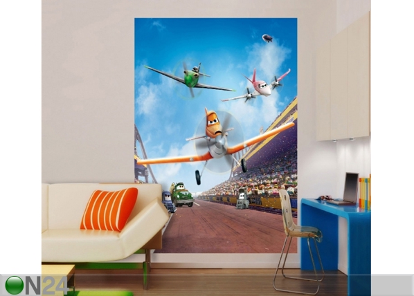 Флизелиновые фотообои Disney planes 180x202 cm