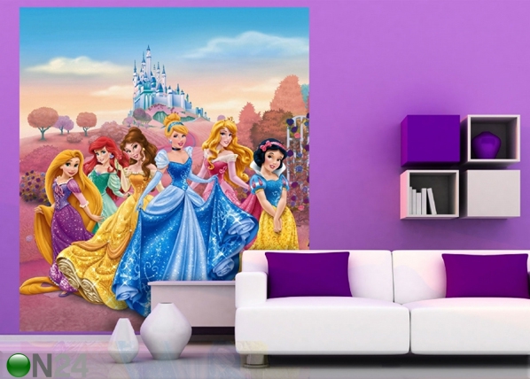 Флизелиновые фотообои Disney Princess 180x202 cm