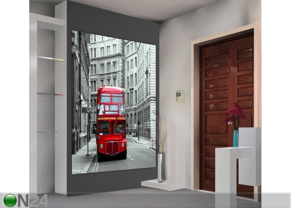 Флизелиновые фотообои London bus 180x202 cm
