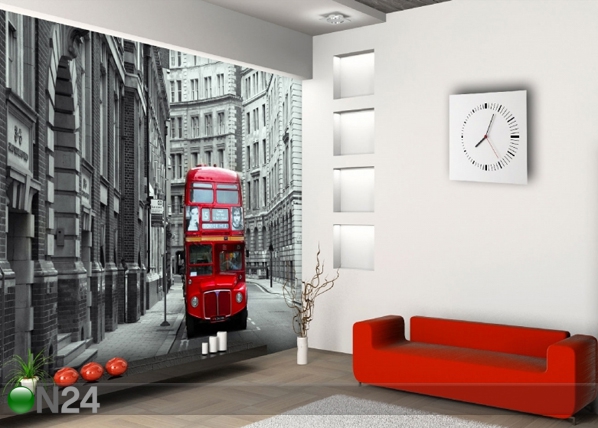 Флизелиновые фотообои London bus 360x270 см