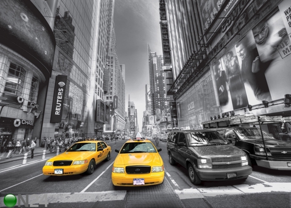 Флизелиновые фотообои Manhattan cars 360x270 см