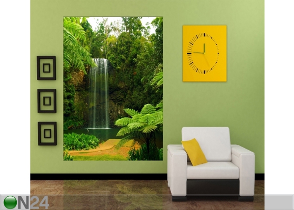 Флизелиновые фотообои Waterfall at lake 180x202 cm