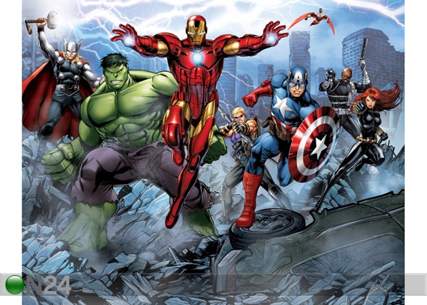 Фотообои The Avengers Assemble 244x305 cm