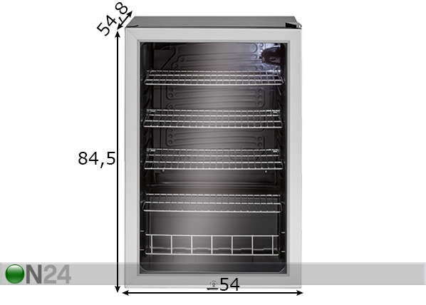 Холодильник Bomann со стеклянной дверью размеры