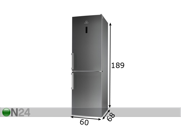 Холодильник Indesit LI8FF2OXBH размеры