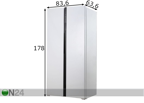 Холодильник Side by side PKM размеры