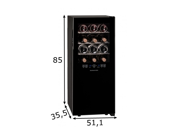 Холодильник для вина Dunavox размеры