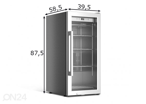 Холодильник для хранения мяса Caso Dry Aged Master 63, 689 размеры