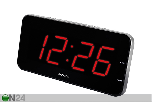 Цифровые часы с будильником Sencor SDC130RD