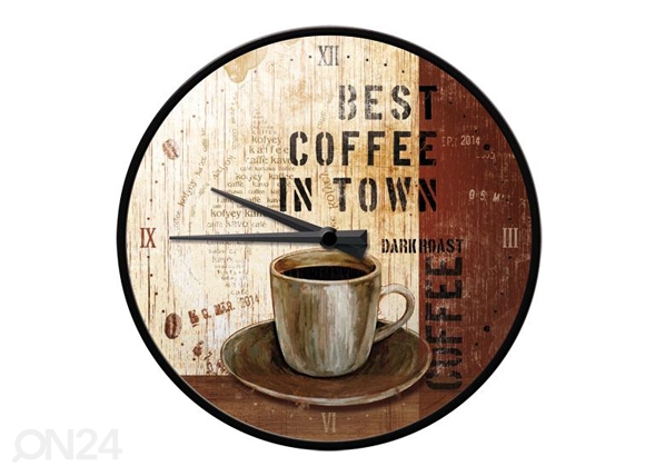 Часы в ретро-стиле Best Coffee in Town