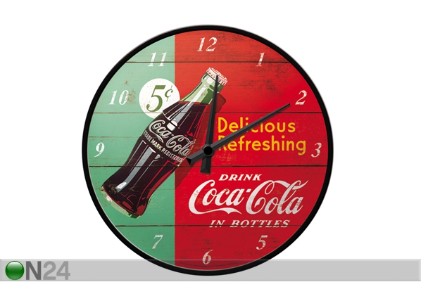 Часы в ретро-стиле Coca-Cola Delicious Refreshing