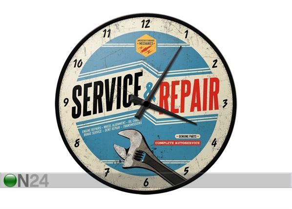 Часы в ретро-стиле Service & Repair