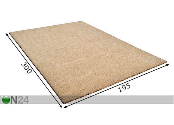 Шерстяной коврер Haltu 195x300 см размеры