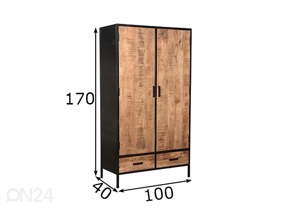Шкаф Sturdy 100 cm размеры