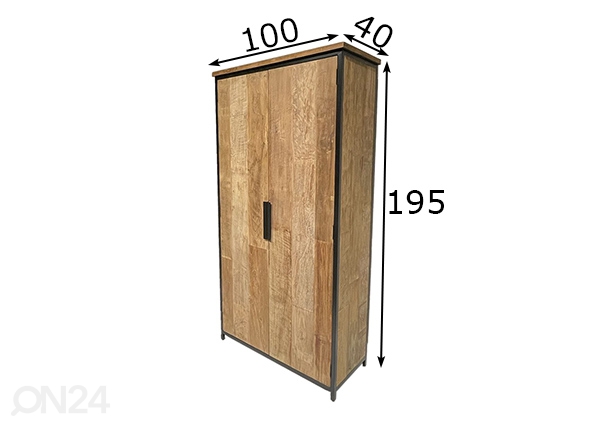 Шкаф Tomar 100 cm размеры
