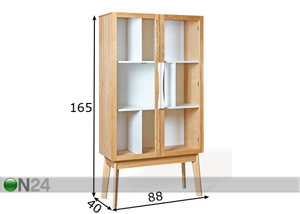 Шкаф-витрина Avon Display Cabinet размеры