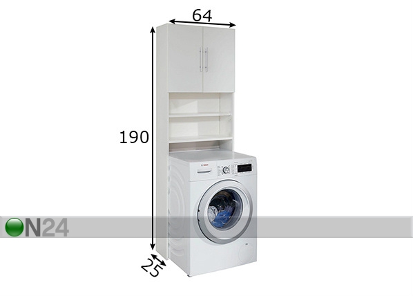 Шкаф для стиральной машины Basix размеры