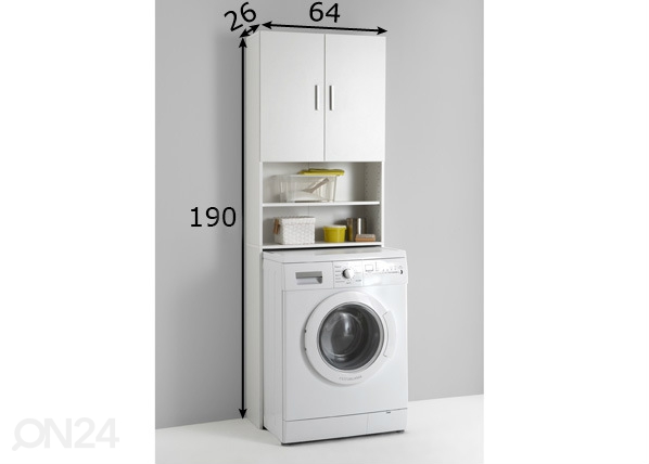 Шкаф для стиральной машины Olbia размеры