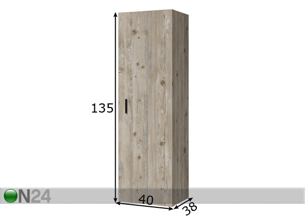 Шкаф настенный Talina размеры