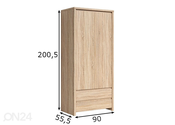 Шкаф платяной размеры