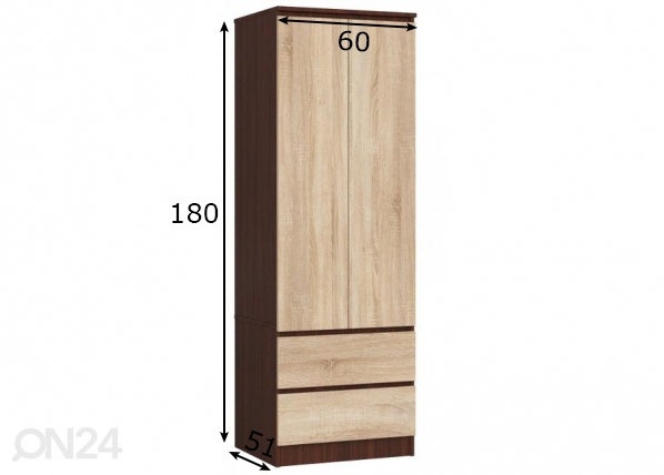 Шкаф платяной 60 cm размеры
