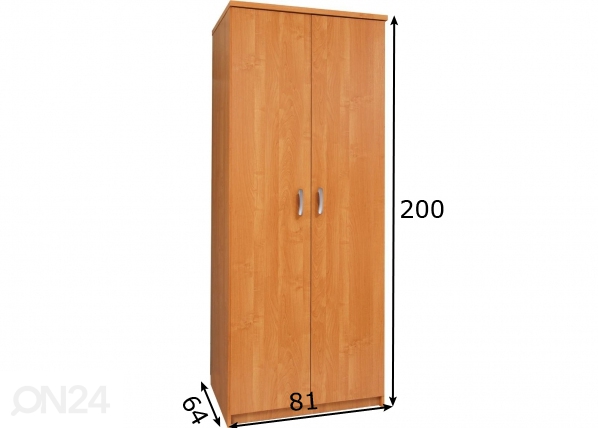 Шкаф платяной 81 cm размеры
