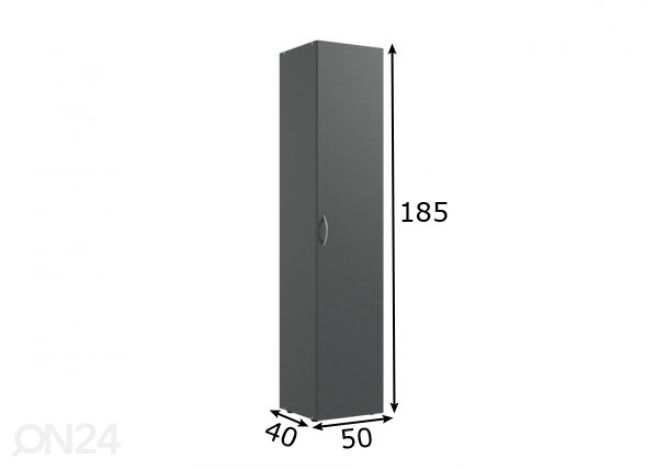 Шкаф платяной MRK 635 60 cm размеры