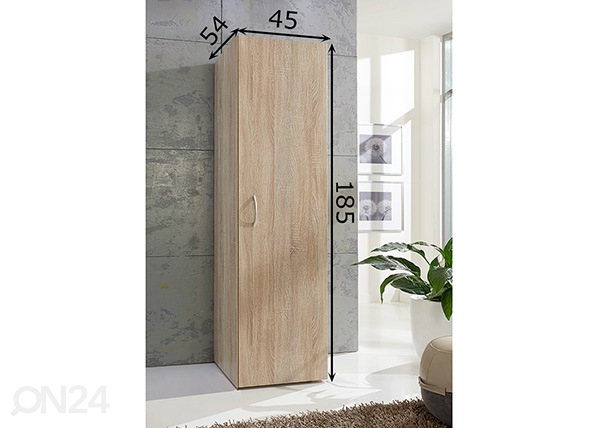 Шкаф платяной MRK 647 45 cm размеры