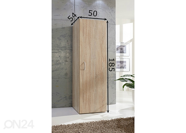 Шкаф платяной MRK 648 50 cm размеры