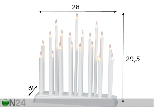 Электрические свечи Trix 19 размеры